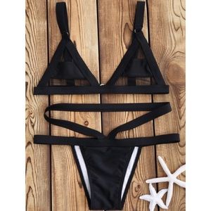 Black Mesh Bikini